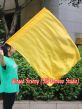 1pc 81cm (32") spinning silk flag poi for Worship & Praise, gold