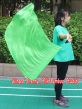 1pc 81cm (32") spinning silk flag poi for Worship & Praise, green