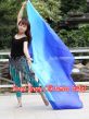 1 piece turquoise-blue 5 Mommes colorful belly dance silk veil 