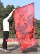 Spinning silk flag poi 174cm (68") for Worship & Praise, Lava