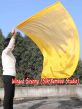 spinning silk flag poi 129cm (51") for Worship & Praise, gold