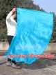 spinning silk flag poi 129cm (51") for Worship & Praise, turquoise