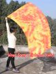 Spinning silk flag poi 174cm (68") for Worship & Praise, Flame