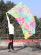 Spinning silk flag poi 174cm (68") for Worship & Praise, Spring