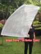 spinning silk flag poi 129cm (51") for Worship & Praise, white