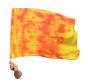 Slightly defected 81cm (32") silk flag poi , in assorted colors