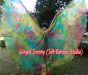 1 pair Spring 6 Mommes habotai belly dance silk wing