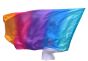 Slightly defected 174 cm (68") silk flag poi , in assorted colors