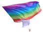 Slightly defected 178 cm (70") silk flex flag, in assorted colors