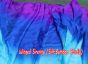 turquoise-blue-purple silk fabric by yard