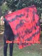 spinning silk flag poi 103cm (40") for Worship & Praise, Lava