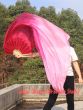 1 pair 1.8m (70") bordeaux fading belly dance silk fan veils