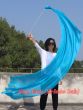 1 Piece turquoise 2.3m (90") dance silk veil poi