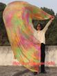 1 piece Autumn tie-dye 5 Mommes belly dance silk veil 