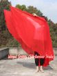 1 pair red 6 Mommes habotai belly dance silk wing