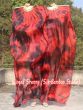 1 pair Lava 3G tie-dye belly dance silk fan veil