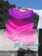 1 pair 1.5m (59") Prosperity belly dance silk fan veil