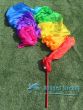 1 piece 4m (4.4 yards) Rainbow worship silk throw streamer