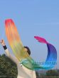 1 piece Rainbow 2.5m (98") silk worship streamer