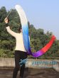 1 piece white-blue-purple-red 2.5m (98") silk worship streamer