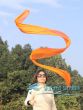 1 piece orange 2.5m (98") silk worship streamer