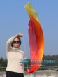 1 Piece Fire B 1.8m (70") dance silk veil poi