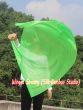 1 Piece 130 cm (51") prophetic silk worship flex flag, green