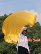 1 Piece 130 cm (51") prophetic silk worship flex flag, gold