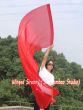 1 Piece 222 cm (88") prophetic silk worship flex flag, red