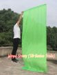 1 Piece 222 cm (88") prophetic silk worship flex flag, green