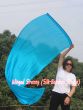 1 Piece 222 cm (88") prophetic silk worship flex flag, Turquoise