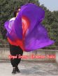 1 piece purple-red 5 Mommes colorful belly dance silk veil 