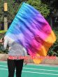 1pc 81cm (32") spinning silk flag poi for Worship & Praise, Iridescence