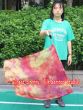 1pc 81cm (32") spinning silk flag poi for Worship & Praise, Copper