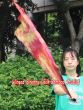 1pc 81cm (32") spinning silk flag poi for Worship & Praise, Copper