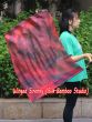 1pc 81cm (32") spinning silk flag poi for Worship & Praise, Lava