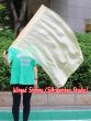 1pc 81cm (32") spinning silk flag poi for Worship & Praise, beige