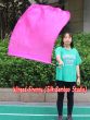 1pc 81cm (32") spinning silk flag poi for Worship & Praise, pink