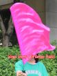 1pc 81cm (32") spinning silk flag poi for Worship & Praise, pink