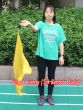 1pc 81cm (32") spinning silk flag poi for Worship & Praise, gold