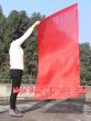 Spinning silk flag poi 174cm (68") for Worship & Praise, red