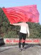 Spinning silk flag poi 174cm (68") for Worship & Praise, red