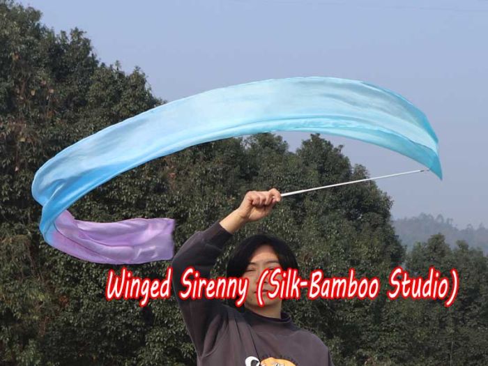 1 piece pastel Mystery 2.5m*30cm silk worship streamer