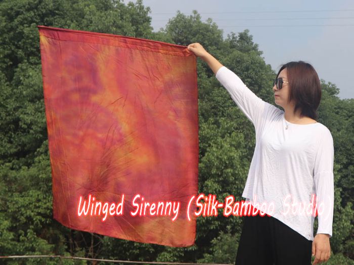 1 Piece 103 cm (40") prophetic silk worship flex flag, Copper