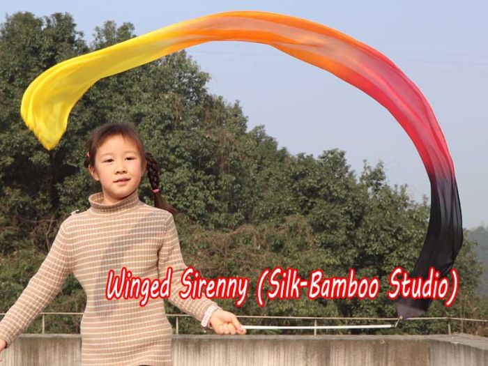 1 piece Illumination 180 cm (71") silk streamer