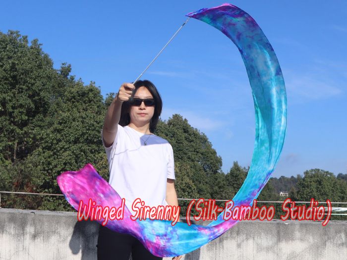 1 piece Silent Night 2.5m (98") silk worship streamer